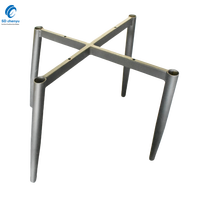 Base de remplacement en métal noir mat de 420mm pour chaise