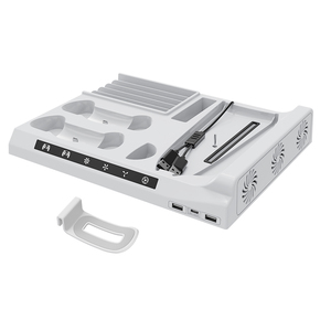 Estación de refrigeración delgada <span class=keywords><strong>PS5</strong></span>, almacenamiento de tarjetas de juegos, soporte de carga PS 5 para consola de controlador <span class=keywords><strong>PS5</strong></span>, soporte para auriculares, almacenamiento - Product Image 3