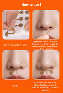 Tiras Nasales Autoadhesivas Orgánicas para Levantar la Nariz, Corrector <span class=keywords><strong>Nasal</strong></span> para Dar Forma a las Fosas Nasales, Contorneado de Nariz - Product Image 4