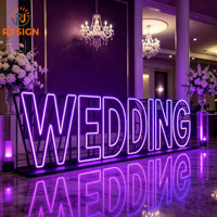 Lettres et chiffres géants lumineux RGB personnalisés en usine, 3 pieds, 4 pieds, pour mariage, anniversaire, fête, décoration d'événements, lettres LED