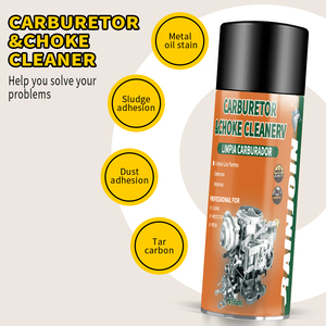 Aerosol limpiador de carburador de alto rendimiento de 450mL para <span class=keywords><strong>mantenimiento</strong></span> de motores automotrices de motocicletas - Product Image 4