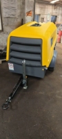Compresseur d'air à vis diesel XAS88, 7 bars, petit modèle, vente directe usine, portable, lubrifié, refroidi par air