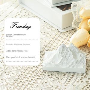 Diffuseur de parfum d'intérieur en pierre de gypse alpin, sans alcool, pour une ambiance fraîche et une décoration intérieure. - Product Image 6