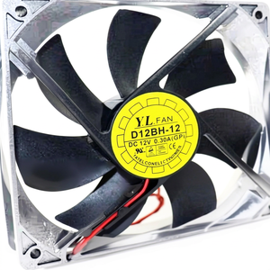 พัดลมระบายความร้อน Yl Fan D12BH-12 ขนาด 120x120x25 มม. DC 12V 1.2W 42.5CFM เงียบ สำหรับเคสคอมพิวเตอร์ - Product Image 1