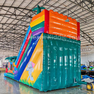 Jungleworld สไลด์รูป<span class=keywords><strong>สัตว์</strong></span>ป่ามีสไลเดอร์เป่าลมรูปช้างแห้งมีสไลเ<span class=keywords><strong>ด</strong></span>อร์เป่าลมสนามเ<span class=keywords><strong>ด</strong></span>็กเล่นกลางแจ้งแบบซาฟารีสำหรับเ<span class=keywords><strong>ด</strong></span>็ก - Product Image 3