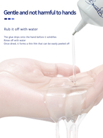 Zhanlida PP + PE 110ml Adhésif Clair Dur Forte En Plastique Modèle Adhésif Colle Ciment pour EVA EPE PVC PP PE ACRYLIQUE