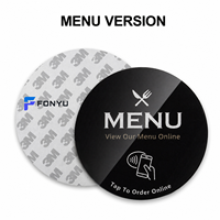 Kartu Ulasan NFC Menu Google Ins 10cm 12cm Akrilik 15 Gaya Berbeda TK Fb Kartu Ikuti Media Sosial RTS Perekat Tempel Tap Rate