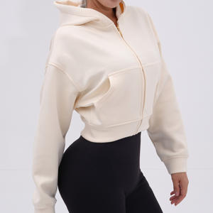 RUIQUWIN 2026 – Haut de sport zippé pour femme, léger, anti-humidité, doux, respirant, avec grandes poches, idéal pour le yoga et le fitness – Collection Printemps - Product Image 3