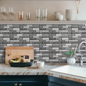 بلاط جداري لاصق ذاتي من البي في سي بتصميم فني مخصص، حديث وصديق للبيئة ومقاوم للماء، ملصقات بلاط قابلة للإزالة واللصق لخلفية المطبخ - Product Image 4