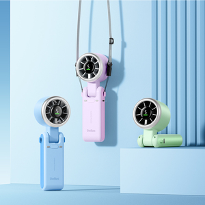 Diveblues Ventilatore <span class=keywords><strong>Portatile</strong></span> 3-in-1 da Esterno, Mini Jet Turbo, Potente Ventilatore <span class=keywords><strong>Portatile</strong></span>, <span class=keywords><strong>Condizionatore</strong></span> d'Aria Palmare, Ventilatore a 5 Velocità Pieghevole, Alimentazione Elettrica 4000mAh - Product Image 1