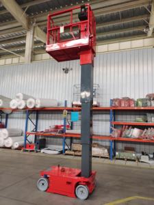 Plataforma de Trabalho Aéreo Telescópica Jiubang 6-10m - Sistema de Elevação de Alta Resistência - Product Image 5