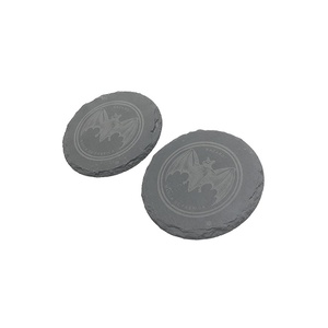 แผ่นรองแก้วหินชนวนทรงกลมสำหรับเครื่องดื่มร้อนขายส่ง - Product Image 4