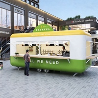 Maison conteneur personnalisée mobile, cuisine commerciale en conteneur et boutique de vente au détail, kiosque préfabriqué pour rue commerciale et site touristique