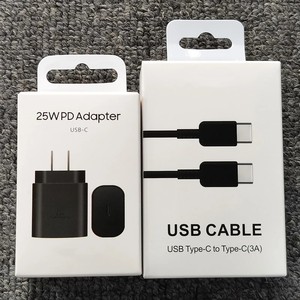 2024 Adaptateur de voyage 25W <span class=keywords><strong>Chargeur</strong></span> <span class=keywords><strong>rapide</strong></span> Type C pour <span class=keywords><strong>Samsung</strong></span> Galaxy S7e S8 S8 + S9 S9 + S10 S10e S10 + <span class=keywords><strong>S20</strong></span> <span class=keywords><strong>S20</strong></span> + S20u Note8 Note9 Note10 - Product Image 3