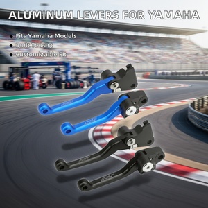 Kit universel de leviers de frein et d'embrayage en aluminium CNC pour Yamaha YZ125/250/450, anodisé, multicolores, réglables, haute qualité - Product Image 2