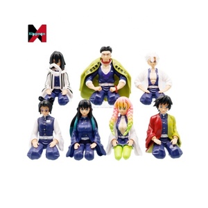 <span class=keywords><strong>Tanjiro</strong></span> seduto posa figura modello Demoned <span class=keywords><strong>Slayer</strong></span> in PVC resina Desktop decorazione per auto Anime gioco da collezione ornamento stile cartone animato giocattolo - Product Image 5