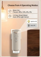 Diffuseur d'huiles essentielles ultrasonique 130 ml mural électrique sans eau contrôlé par application humidificateur rechargeable pour hôtel et maison