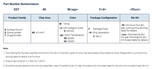 Luminuss SST-40-WS65-F2-F9651 LED de Alta Potencia Blanco Frío 6500K 22W 2.9V Regulable 120 Grados - Product Image 4