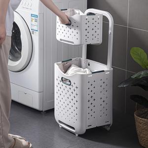 <span class=keywords><strong>Panier</strong></span> à linge pliable pour la maison, <span class=keywords><strong>panier</strong></span> à linge pour salle de bain, <span class=keywords><strong>panier</strong></span> à linge mural pour toilettes, <span class=keywords><strong>panier</strong></span> de rangement pour vêtements sales avec roulettes - Product Image 5
