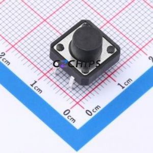 TS-1094-A8B2-D1 Tactile Switch Through hole-4P,12x12mm Switch Single Pole Single Throw Round Button 1.8N Through Hole - Product Image 1
