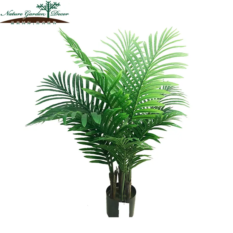Small Fibre Plant Bonsai Countertop Palm Tree Artificial