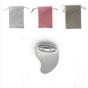 Rodillo facial inoxidable 304 Gua Sha Metal Gua Sha Herramientas faciales 304 Acero inoxidable Tratamiento facial para el cuerpo <span class=keywords><strong>guasha</strong></span> - Product Image 6
