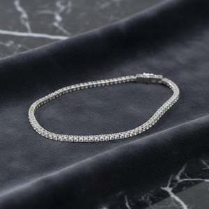 14KT Gold Certified Tennis <b>Bracelet</b> in Natural/Lab Grown Gemstones/Diamonds - Product Image 5