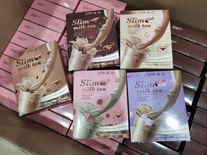 Milkshake substitut de repas aromatisé aux fruits de notre marque <span class=keywords><strong>pour</strong></span> une perte de poids rapide, brûle-graisse et amincissant, thé au lait minceur - Product Image 1