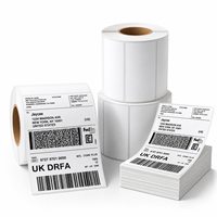 Étiquettes thermiques directes personnalisées 4"X6" 500PCS Papier d'étiquettes d'expédition pour imprimante thermique directe Compatible avec la plupart des imprimantes thermiques