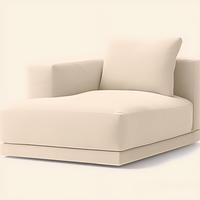 Conjunto de Sofá Seccional Moderno, Tela de Lino Extra Suave, Sofá Grande con Funda Extraíble para Sala de Estar