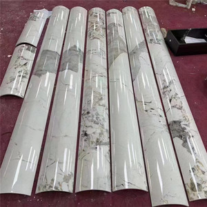YDSTONE artificielle grande <span class=keywords><strong>dalle</strong></span> de porcelaine de placage Flexible flexion thermique <span class=keywords><strong>dalle</strong></span> de pierre frittée en marbre incurvé - Product Image 2