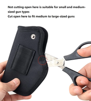 Étui de ceinture tactique réglable pour arme à feu, dissimulé, à dégainage rapide, OWB IWB, en nylon, unisexe, durable, accessoires pour la chasse et l'usage quotidien