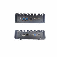 Nuevo Mini PC Industrial sin Ventilador Core I3/i5/i7 4200U/5500U, Linux/Ubuntu/Resistente, con Almacenamiento SSD, 1 Año de Garantía