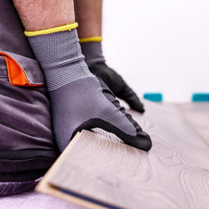 XINGYU Guantes de Trabajo de Seguridad de Nailon Gris y Espuma de Nitrilo Calibre 15 para la Industria de la Construcción Tejido sin Costuras con Recubrimiento de Nitrilo - Product Image 6