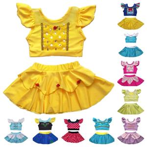 Disfraz de Princesa <span class=keywords><strong>Rapunzel</strong></span> con Trenza Morada: Top con Volantes + Falda de Varias Capas para Niñas - Product Image 4