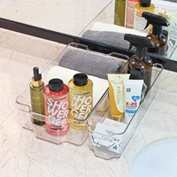 Keuken plastic koelkast voedselcontainer opbergdoos transparante lade drank koelkast organizer set BPA vrij voedselveilig stapelbaar