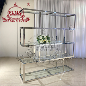 Modern Five-Layer Steel <b>Bar</b> Back Display Shelf and Wine Rack <b>for</b> Wedding Restaurant Hotel <b>Home</b> & Outdoor Use - Product Image 4