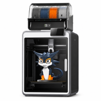 Printer 3D Portabel Multiwarna FDM Kecepatan Tinggi Pemantauan AI Pendinginan Hisap Eksternal Pengeringan Aluminium Otomatis