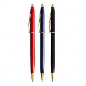 Wholesale Slim Multi-Color Spin Metal <b>Ballpoint</b> <b>Pen</b> With Manufacturer Advertising Customized Logo for Business Hotel Gift - Product Image 3