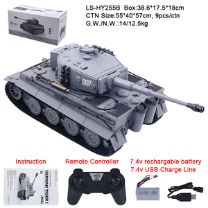 <span class=keywords><strong>Char</strong></span> de combat RC 1/24, télécommande <span class=keywords><strong>2</strong></span>.4G, <span class=keywords><strong>char</strong></span> allemand Tiger de la Seconde Guerre mondiale, véhicule blindé électrique avec tir, jouet éducatif, kit de modèle - Product Image 5