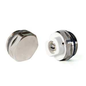 Kits de capuchons d'accessoires pour <span class=keywords><strong>radiateur</strong></span> en <span class=keywords><strong>fonte</strong></span> 26/34 avec valve de purge en laiton 1/2\" 3/4\" et bouchon - Product Image 4