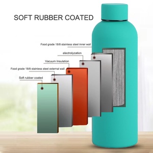 Premium personalizzato 500ml bottiglia sportiva BPA-Free plastica da viaggio bere alta durata termica per qualsiasi situazione di vita per il campeggio - Product Image 6