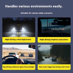 Nâng Cấp Dual-Mục Đích Uv400 Tầm Nhìn Ban Đêm Kính Cảm Quang Thay Đổi Màu Sắc Ống Kính Cho Ngày Và Đêm Lái Xe Kính Mát - Product Image 4