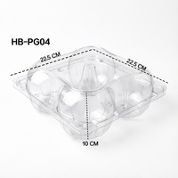 Boîte d'emballage jetable en plastique pour pommes, oranges et pêches en gros – Contenants pour fruits