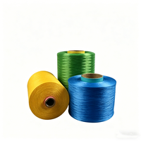 Hamac de camping en fil de polypropylène tricoté PP à faible torsion FDY 900D, haute ténacité, anti-UV, léger pour les loisirs en plein air