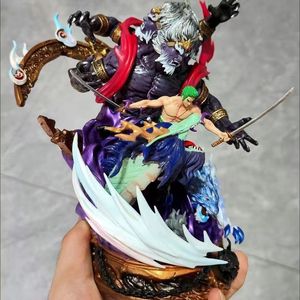 Hot Bán Một Mảnh Lx Zoro Địa Ngục Vua Hình Chất Lượng Cao Bức Tượng Mát Sưu Tập Món Quà Hoàn Hảo Cho Bé Trai Hợp Thời Trang Trang Trí - Product Image 3