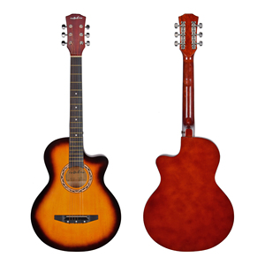 6 Dây Đàn Guitar Acoustic 38Inch Độ Bóng Cao Đầy Màu Sắc Cho Người Mới Bắt Đầu Bán Sỉ Nhạc Cụ Tùy Chỉnh Trung Quốc - Product Image 5