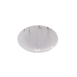 Vente chaude Home Goods Écologique Estampage à Chaud Marbre Assiettes en Plastique Réutilisables Ensembles de Couverts à Gâteau en Plastique Jetable - Product Image 3