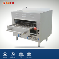 Grilleur Salamandre Commercial Professionnel en Acier Inoxydable à Gaz Naturel pour Comptoir