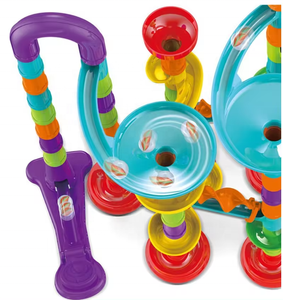 Bloques de construcción de juguete de plástico para correr, juguetes de bola rodante, mármol autoensamblado para niños, otros juguetes educativos - Product Image 3